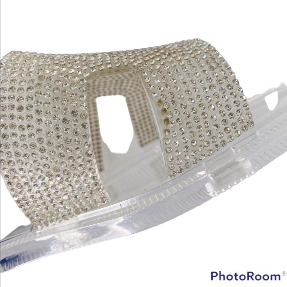 Steven New York Andie Rhinestone Slip On Jelly Sandals Size 9M - Picture 9 of 10